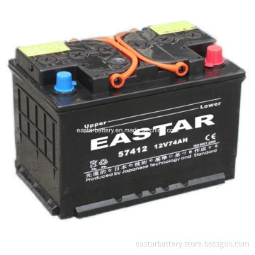 Dry Charge Battery for Car 12V